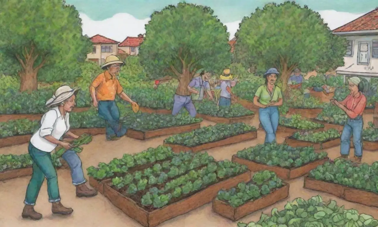 Tradiciones culturales y agrícolas sostenibles en espacios comunitarios