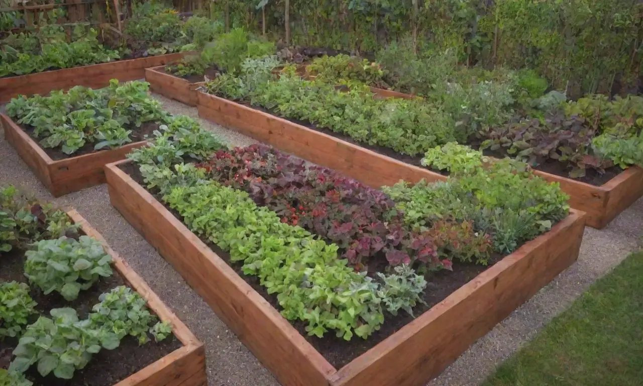Diseño compacto y colorido con jardinería vertical y métodos orgánicos eficientes