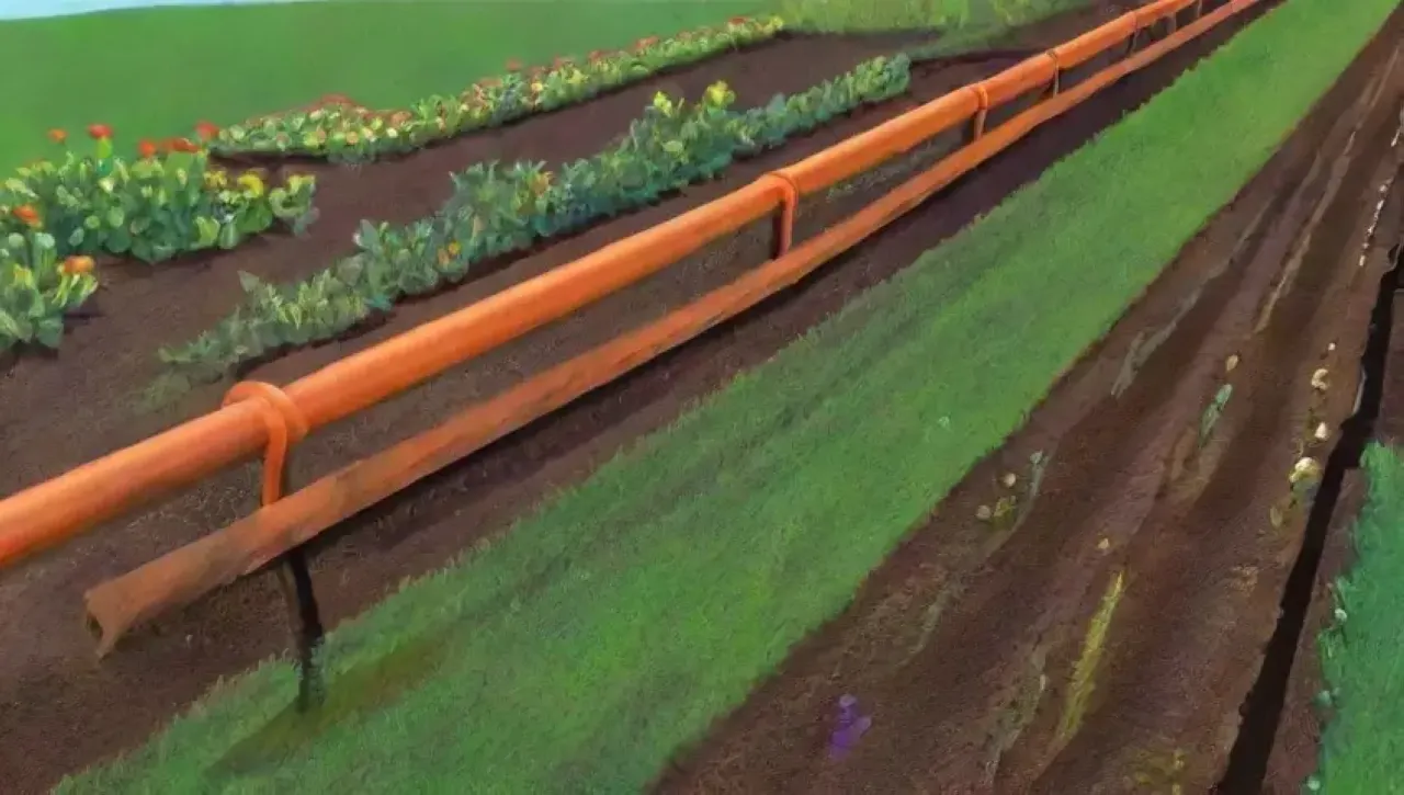 Un paisaje agrícola vibrante y lleno de vida