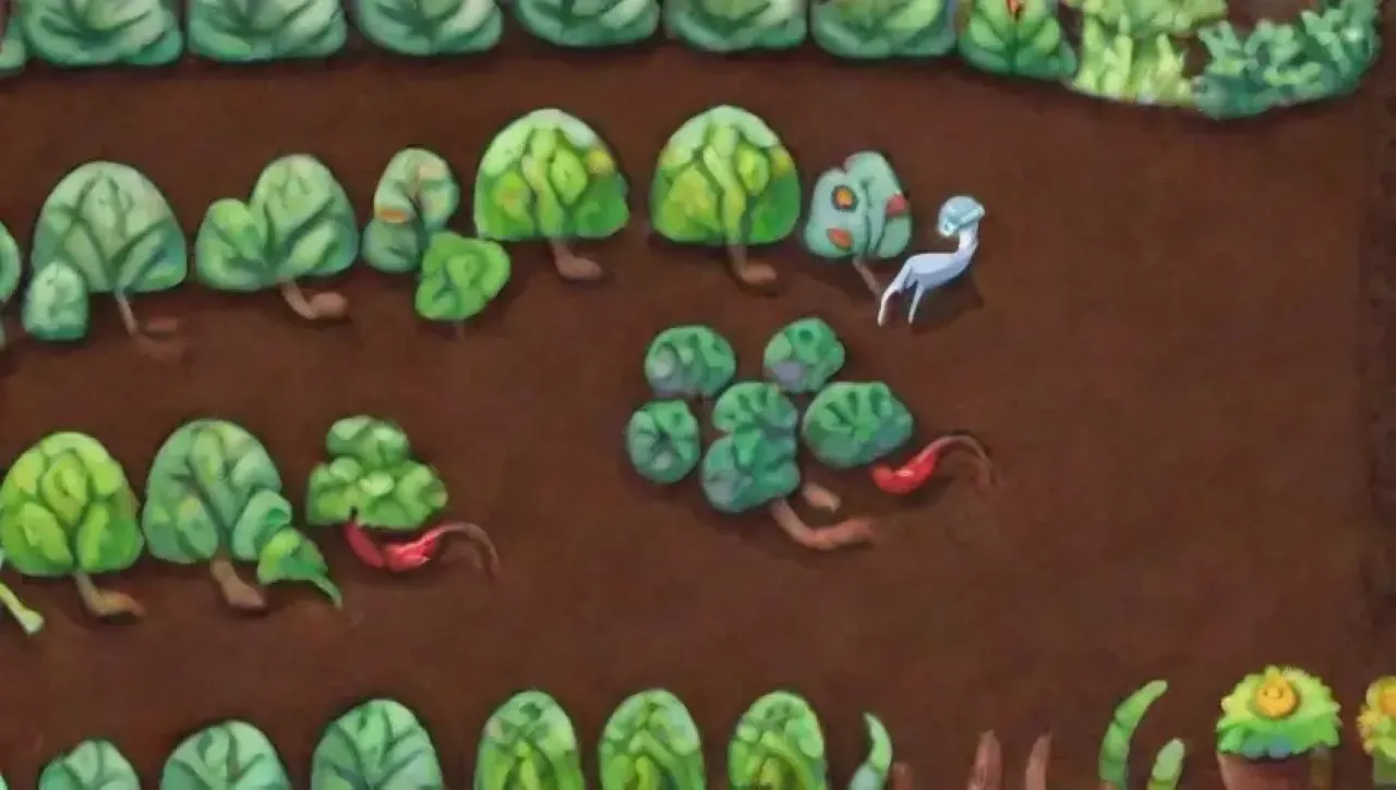 Campos verdes y fértiles con vida interconectada y biodiversidad