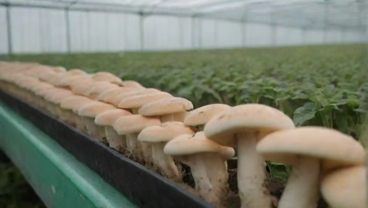 El proceso de cultivo de hongos en invernaderos de Comercialización de hongos cultivados en invernaderos