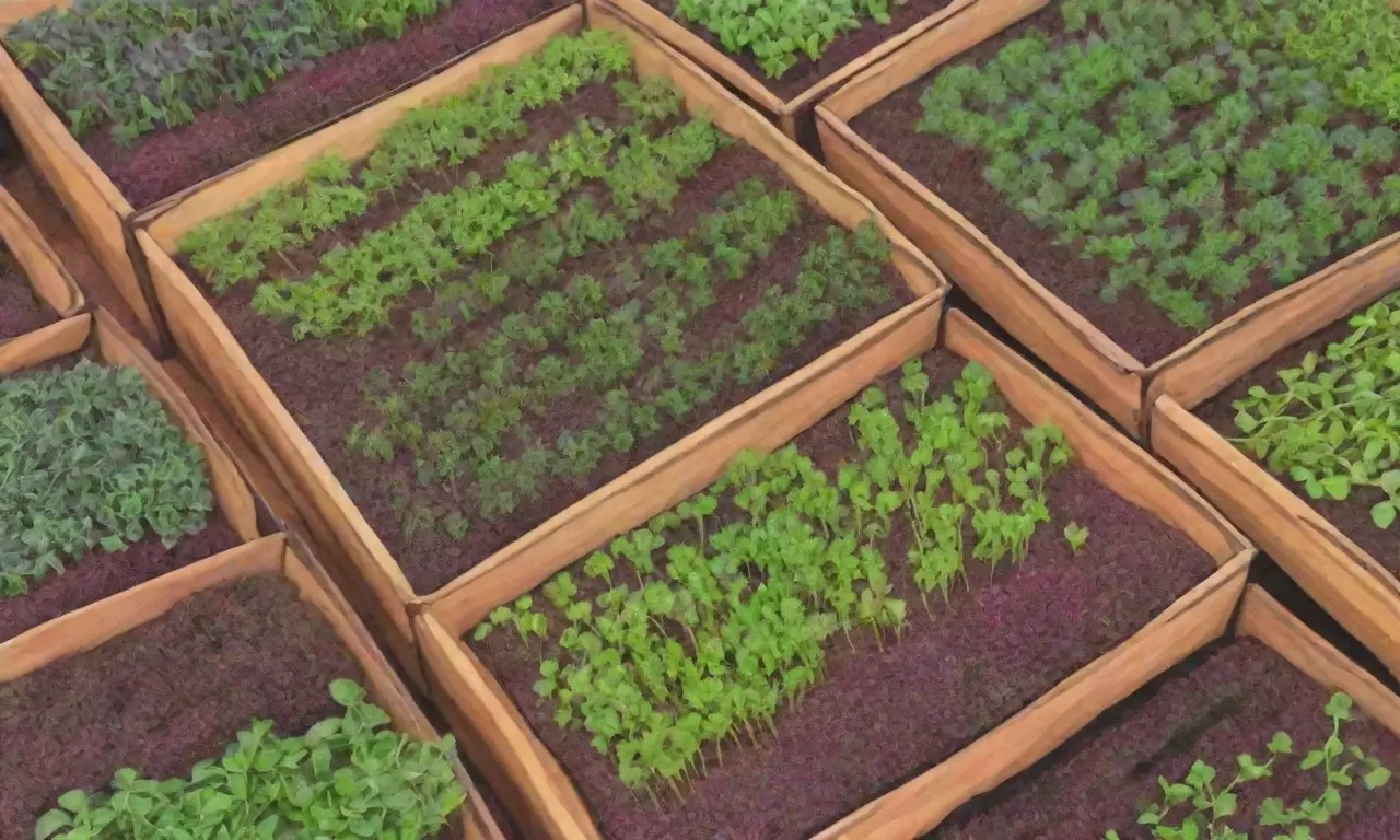 Los microgreens son coloridos