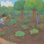 Jardines coloridos que conectan el aula con el aprendizaje práctico y la sostenibilidad