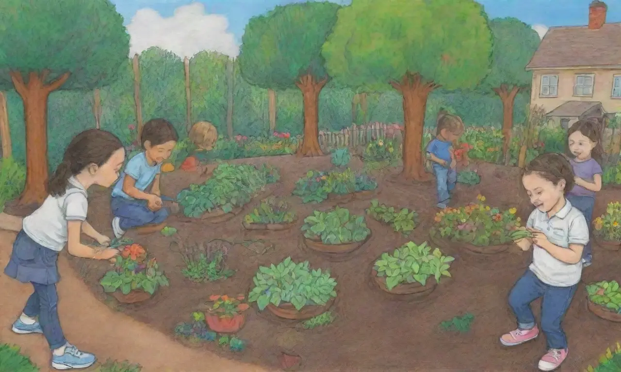 Jardines coloridos que conectan el aula con el aprendizaje práctico y la sostenibilidad