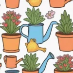 Plantas coloridas requieren riego