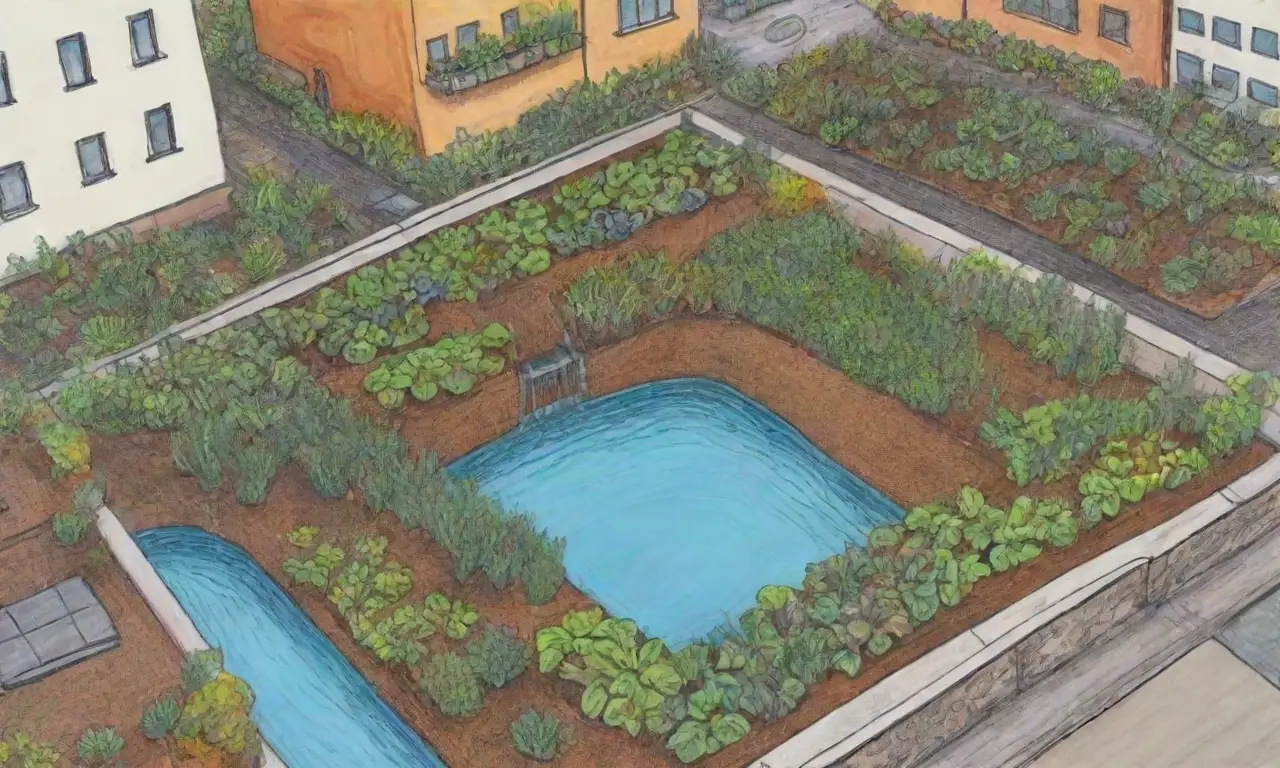 Regulaciones del agua y sostenibilidad en la agricultura urbana y jardines en azoteas