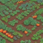 Jardines productivos con técnicas de agricultura orgánica y ecosistemas diversos