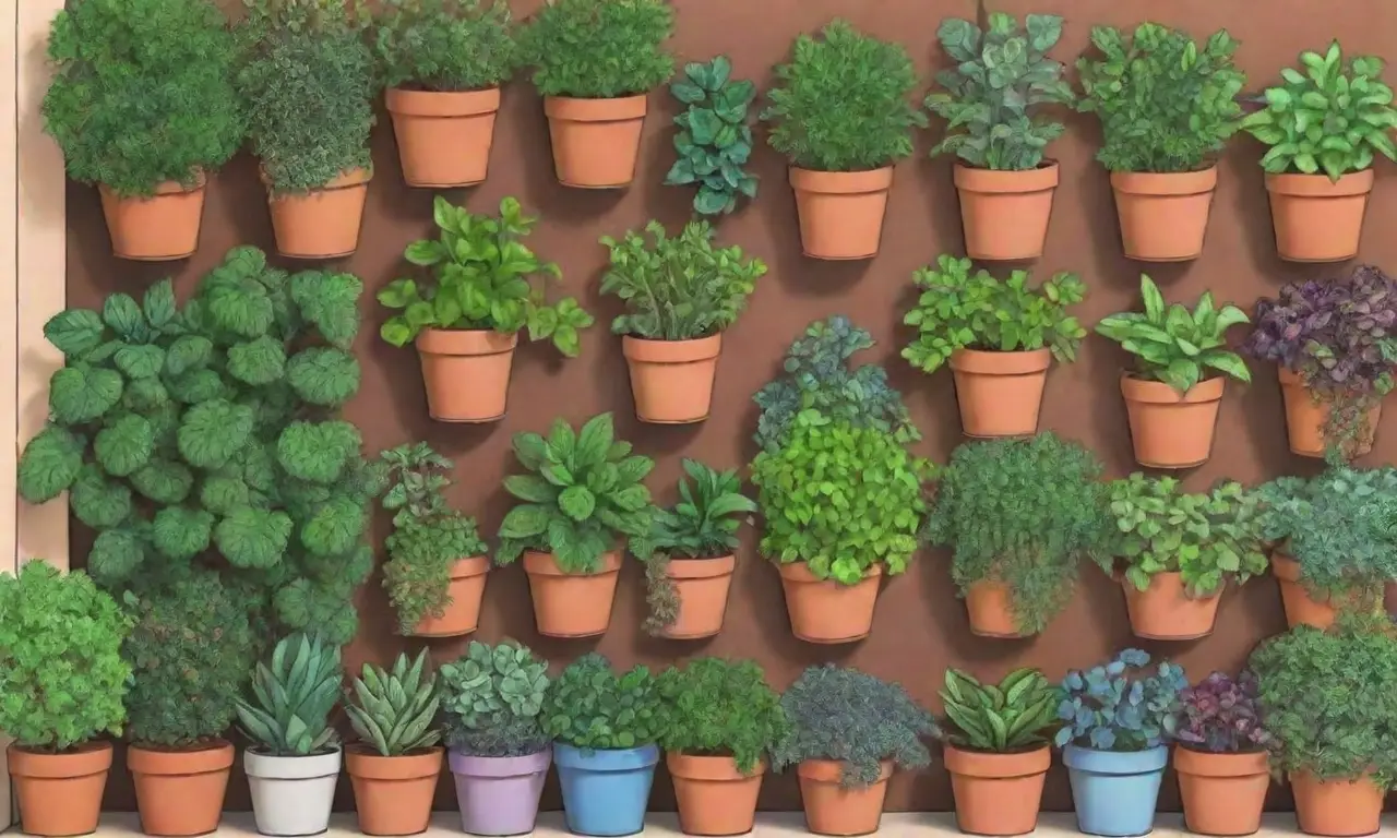 Ideas de jardines verticales con plantas vibrantes y de bajo mantenimiento