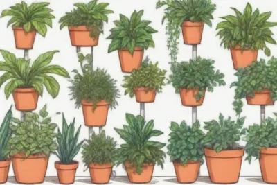 Jardines verticales y plantas vibrantes para un diseño sostenible y estético