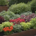 Crea un jardín móvil ecológico y colorido en un espacio compacto