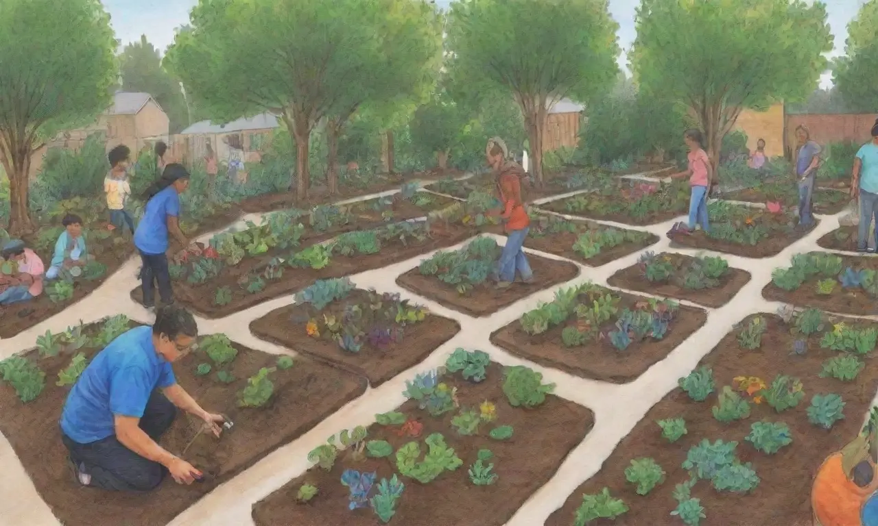 Jardines accesibles que conectan a la comunidad entre risas y cosechas compartidas
