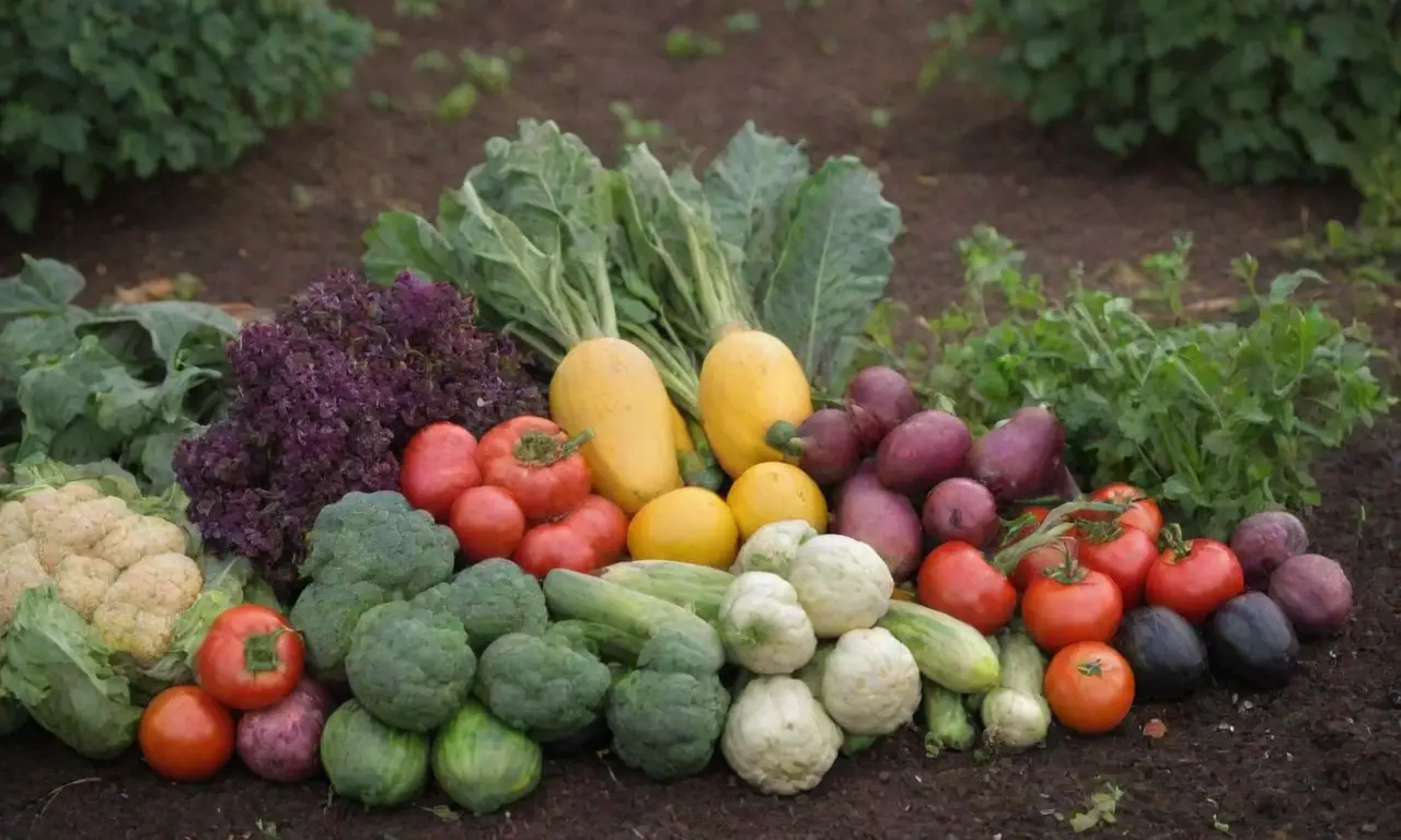Ciclo de cultivo con colores y texturas variadas