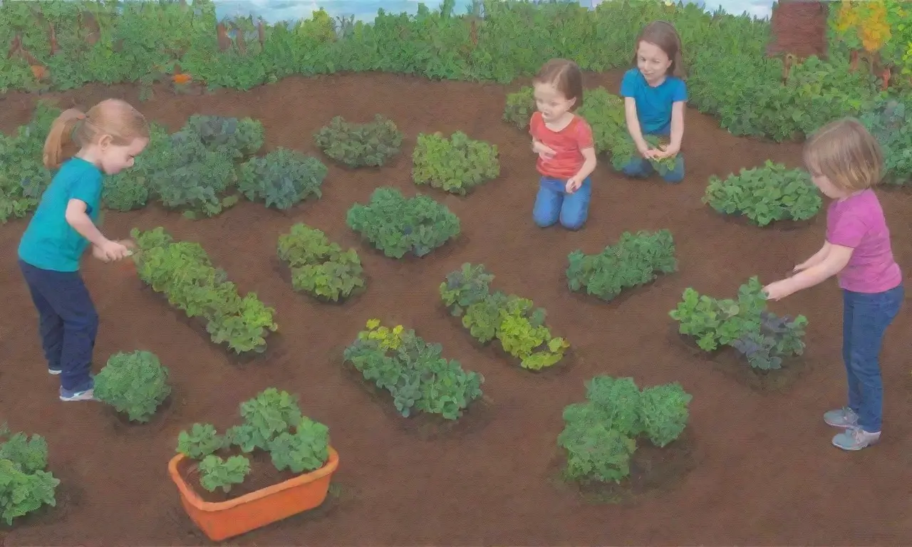 Jardines escolares fomentan la creatividad y el trabajo en equipo en la exploración de la naturaleza