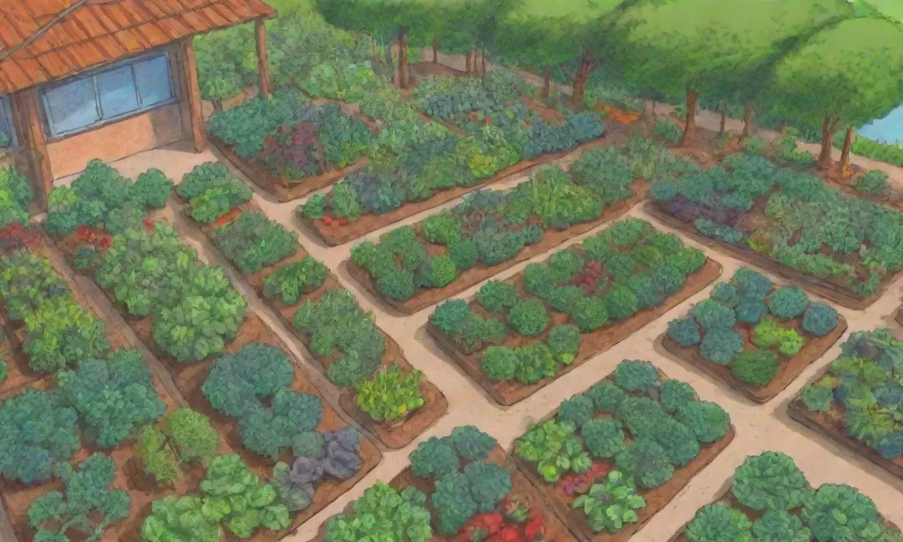 Jardines veraniegos con riego efectivo y prácticas sostenibles para vegetales vibrantes