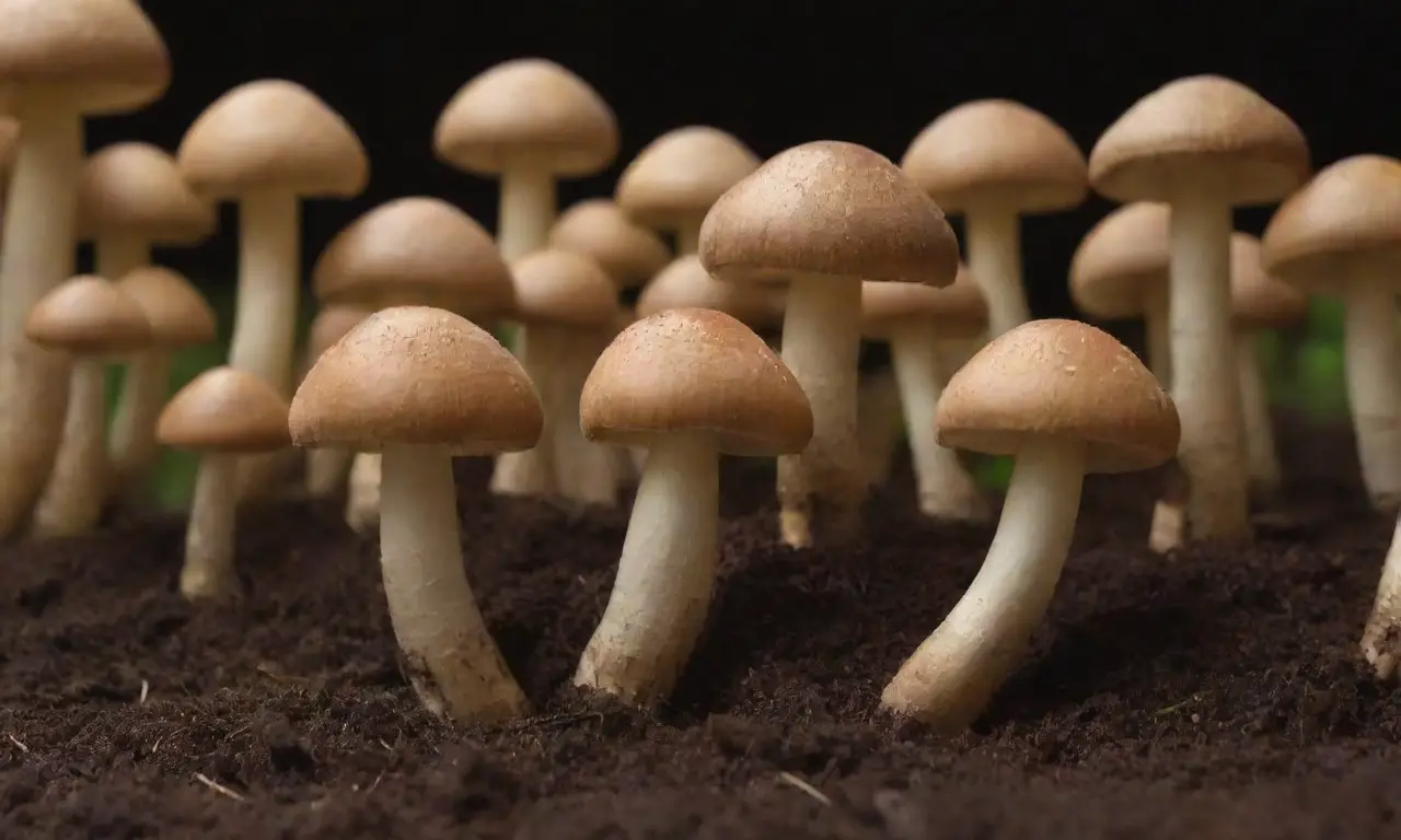 Cultivo de hongos: fases de inoculación, siembra, crecimiento, recolección y texturas naturales