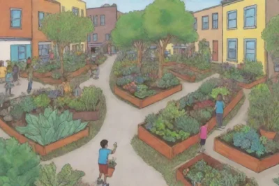 Jardines urbanos promueven la participación comunitaria y el aprendizaje sostenible en la naturaleza
