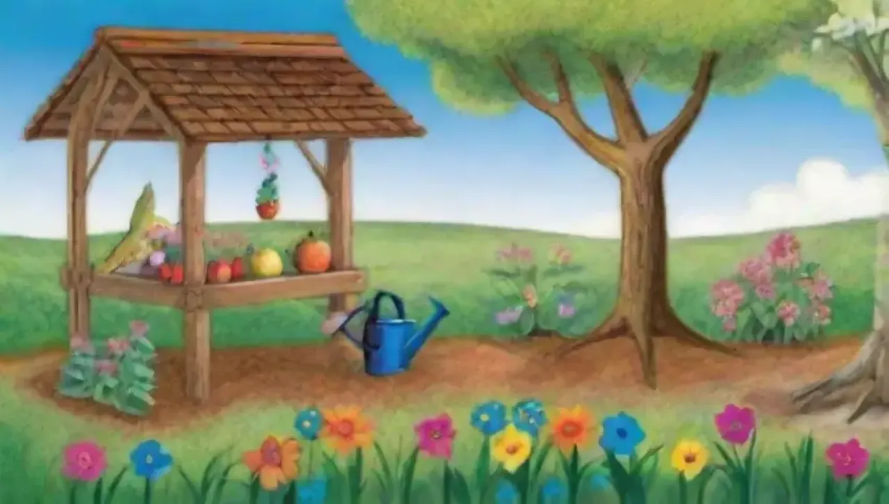 Un jardín vibrante y lleno de vida