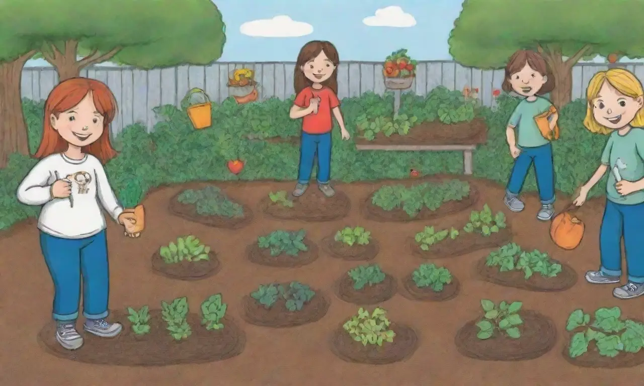 Jardín escolar para aprender sobre ecología