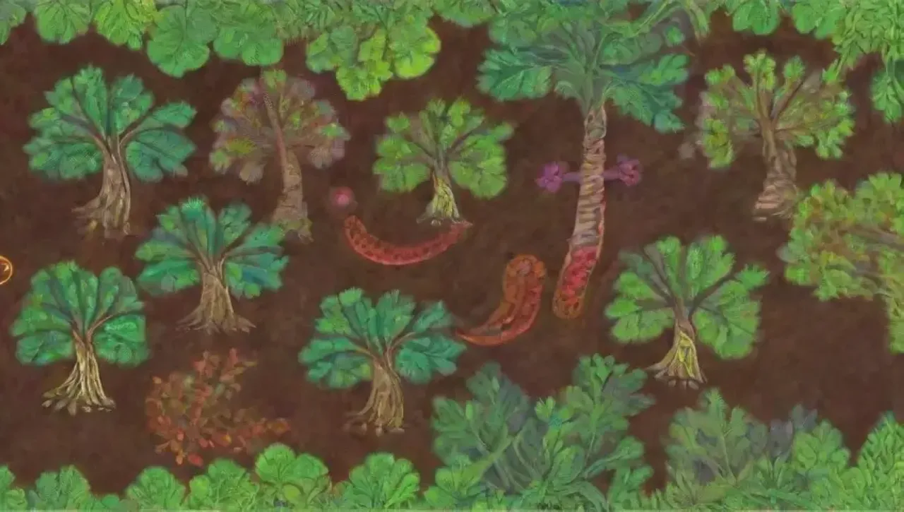 Un ecosistema vibrante y diverso lleno de vida y conexiones