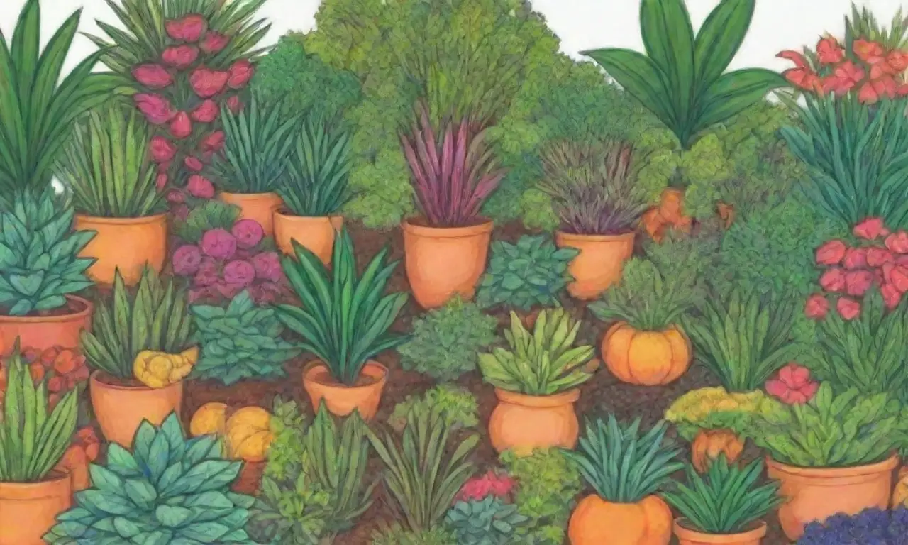 Cultivos exóticos que inspiran creatividad con colores vibrantes y formas únicas