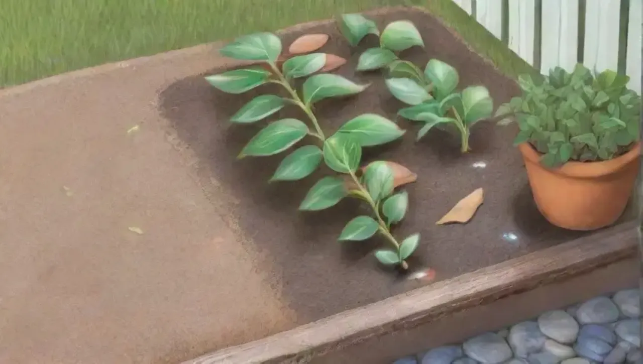 Un jardín sereno y vibrante que refleja crecimiento y esperanza