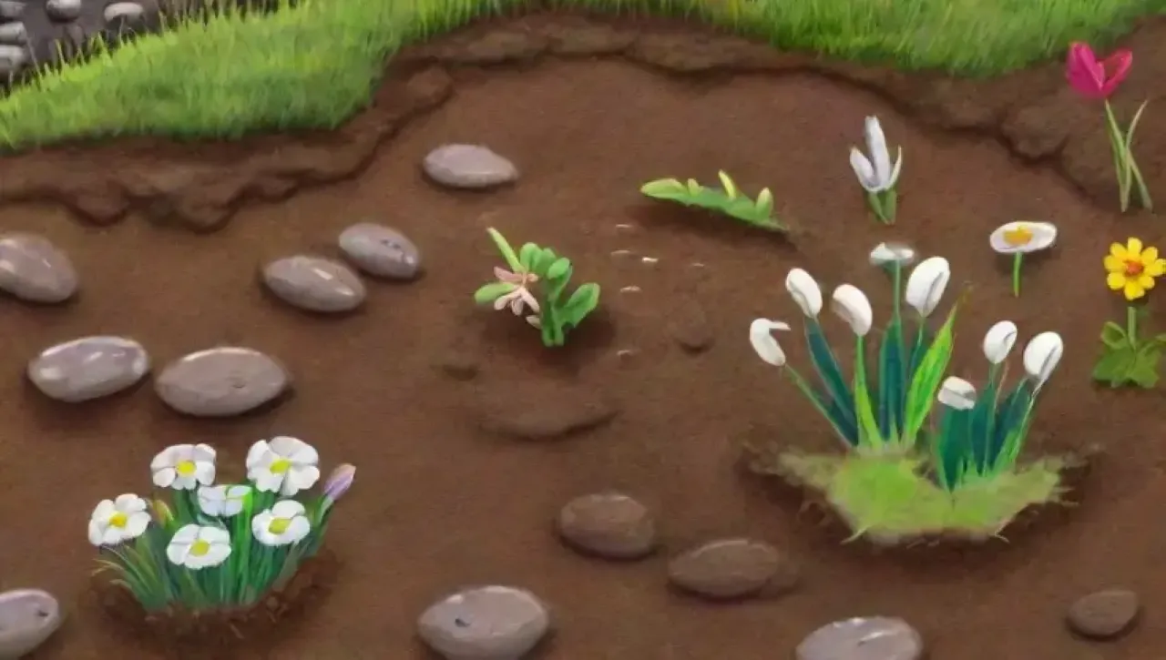 Un paisaje vibrante y lleno de vida natural