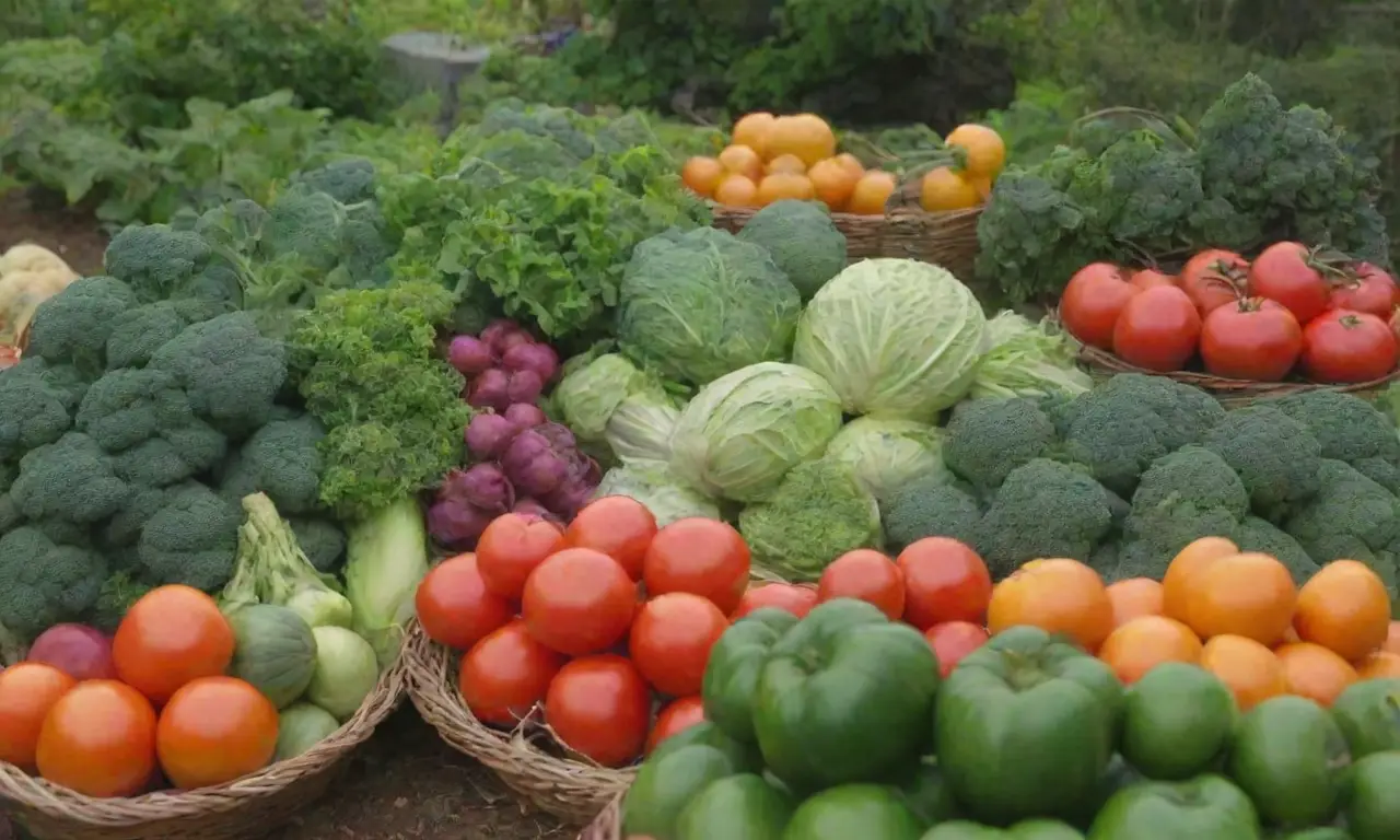 Jardines verdes y huertos vibrantes promueven vida saludable y sostenible