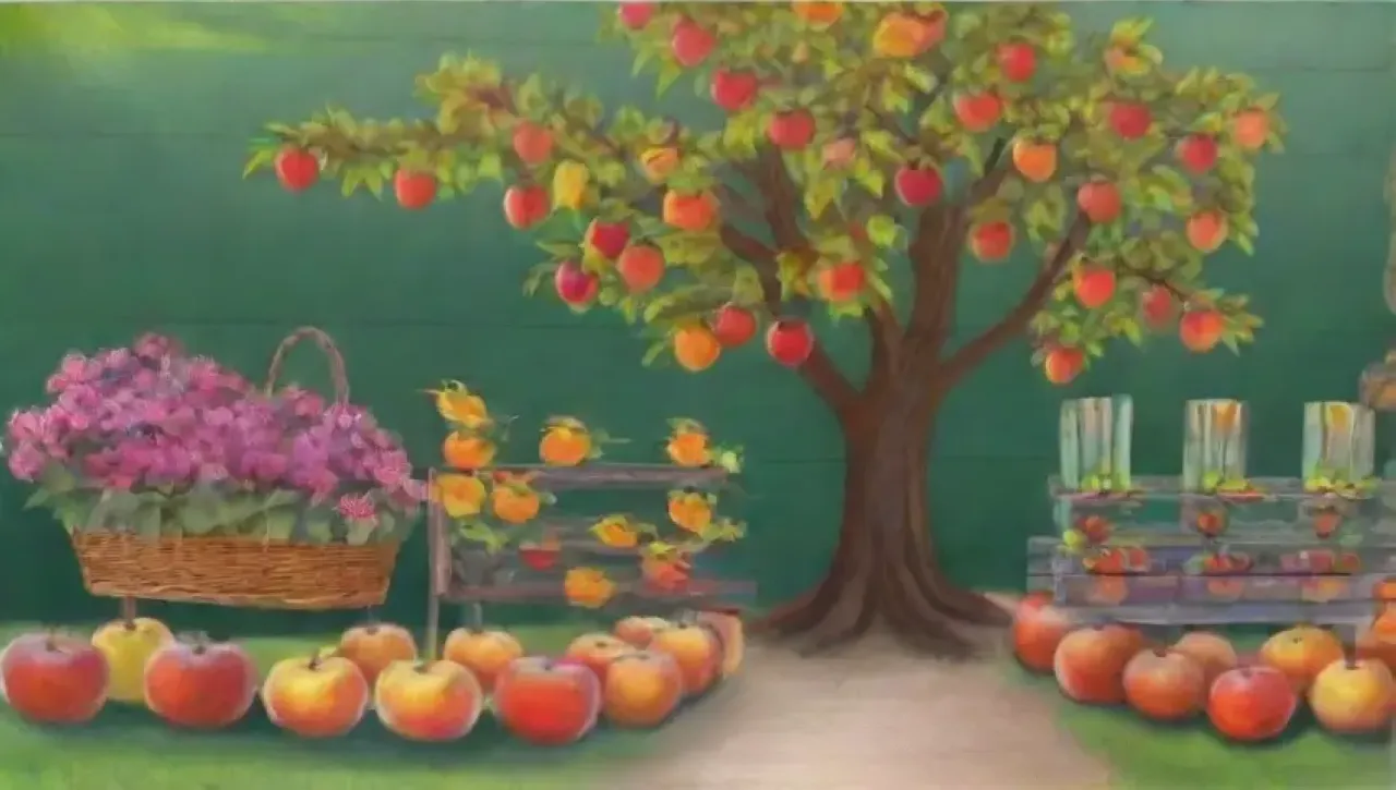 Un jardín vibrante y lleno de vida