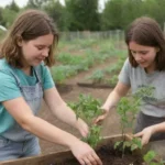 Jardines comunitarios que promueven aprendizaje práctico