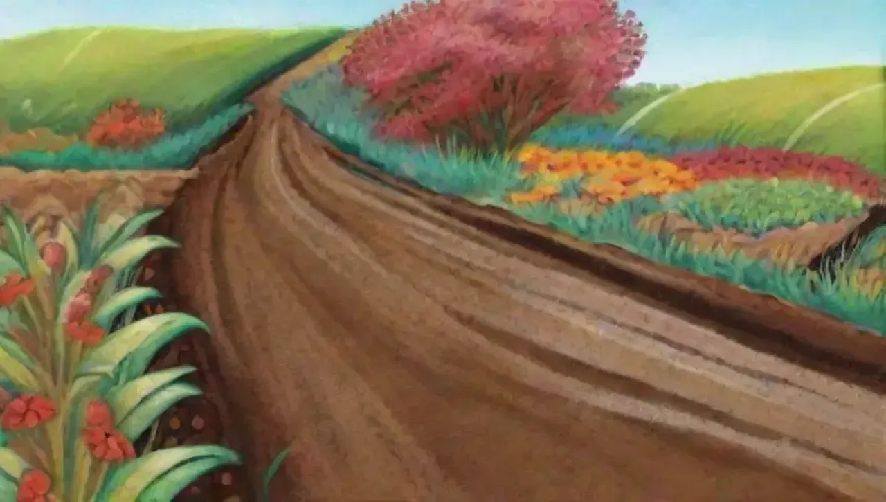 Un paisaje natural vibrante y saludable con diversidad de plantas y prácticas sostenibles