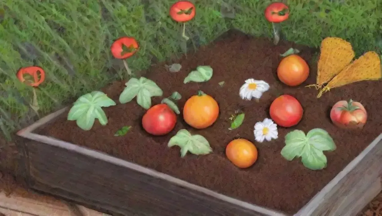 Un compost vibrante y rico en nutrientes nutre un ecosistema armonioso