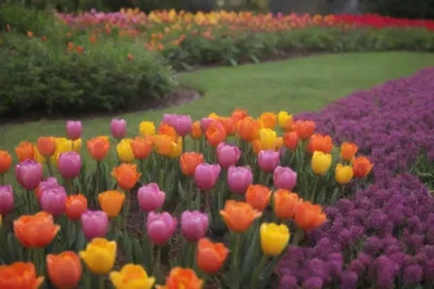 Guía para plantar bulbos coloridos con ideas de diseño y calendario