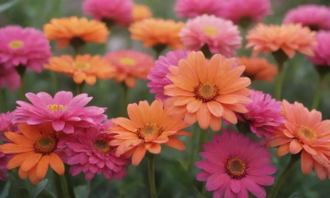 Flores coloridas representan alegría