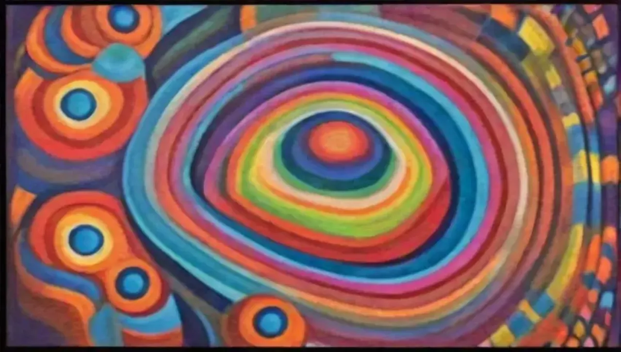 Una explosión de colores y formas invita a la exploración visual
