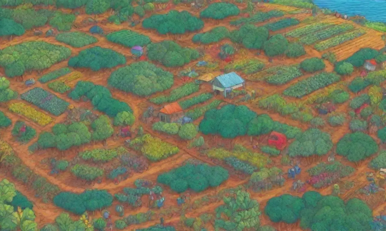 Paisajes vibrantes, cultivos diversos y unidad cultural en armonía sostenible