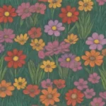 Flores vibrantes y jardín ecológico