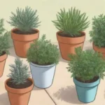 Consejos de jardinería para principiantes con hierbas frescas en un patio soleado