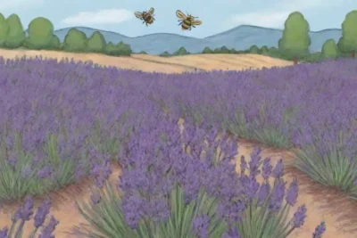 Campos de lavanda florecen