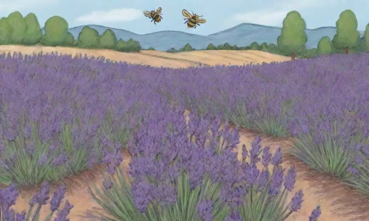 Campos de lavanda florecen