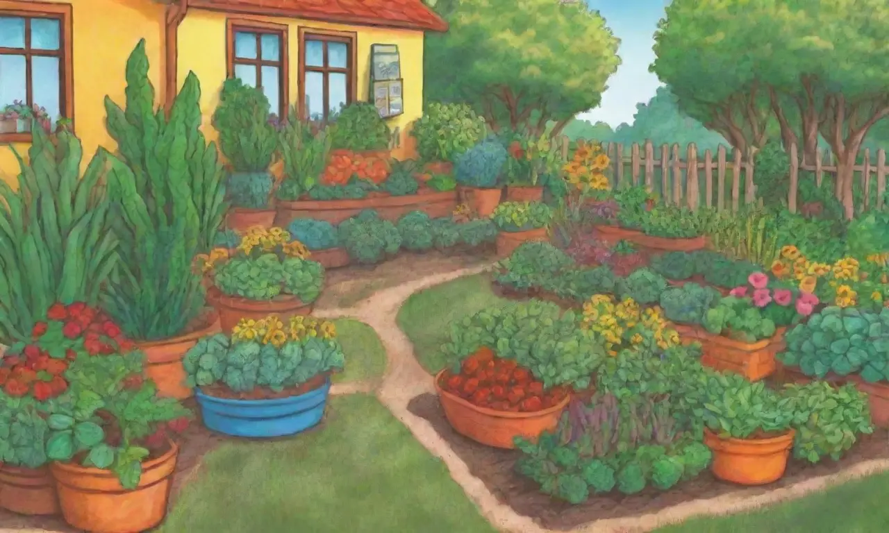 Vibrantes paisajes veraniegos y guías de cultivo