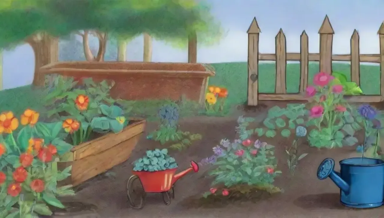 Un jardín vibrante refleja la lucha entre la vida y la contaminación