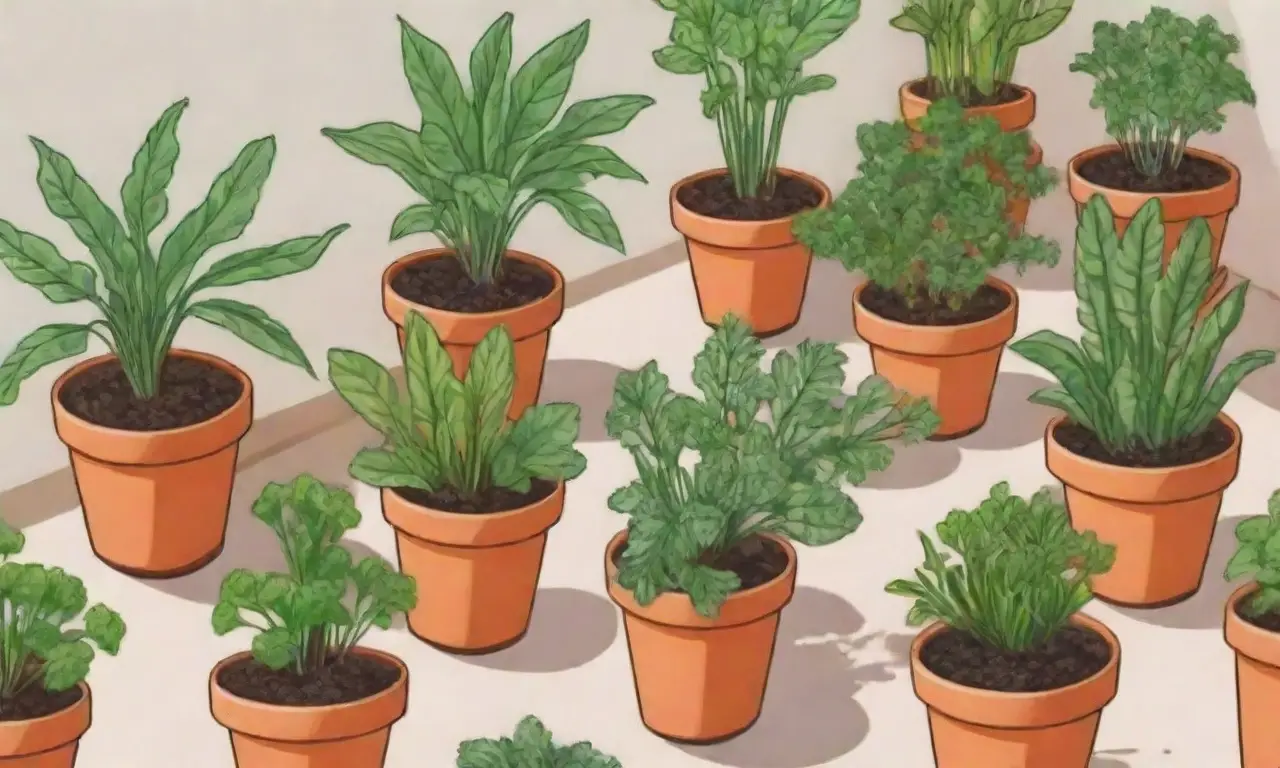 Jardines urbanos con hierbas frescas y verduras en apartamentos soleados