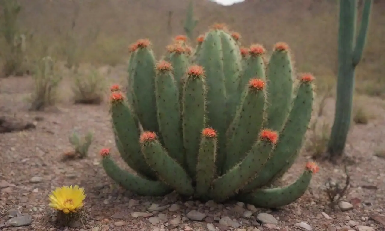 Guía de cactus nativos con ilustraciones, mapas regionales y consejos de identificación