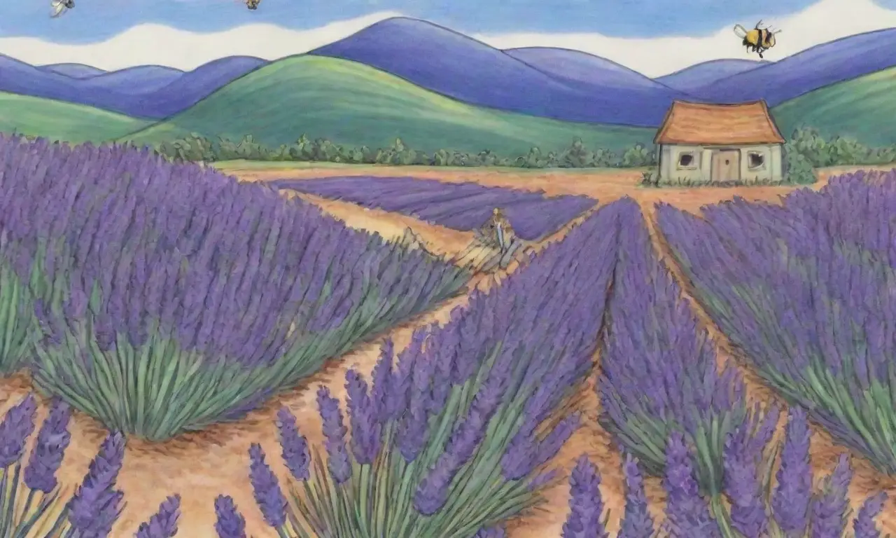 Campos de lavanda florecen en vibrantes tonos púrpuras