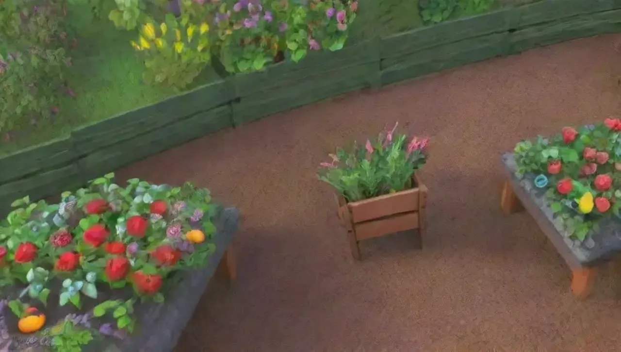 Un jardín vibrante lleno de vida, colores y aromas