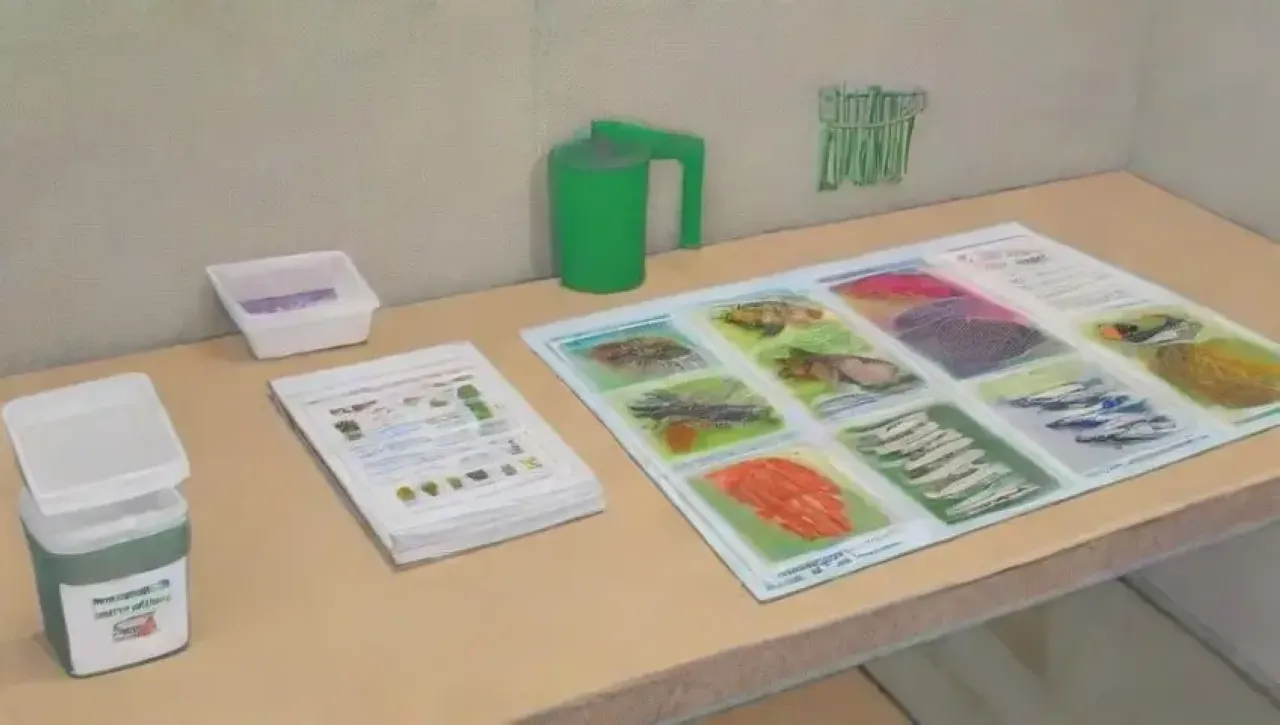 Papel tapiz colorido con ilustraciones de trampas y un ambiente ordenado y acogedor