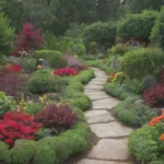 Guía para un jardín híbrido con colores vibrantes y mantenimiento fácil
