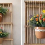 Es posible usar ropa reciclada para hacer macetas y jardineras