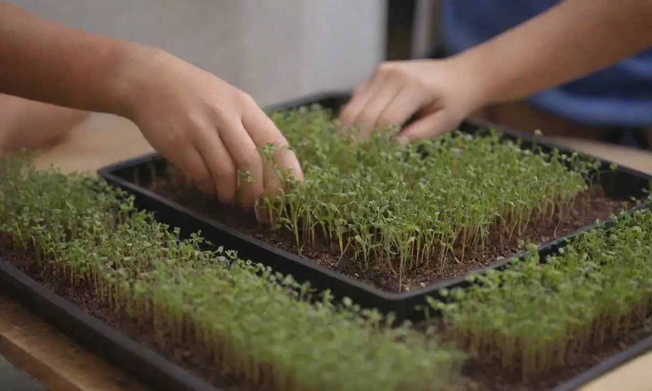 Proyectos escolares sobre cultivo de microvegetales y educación en sostenibilidad