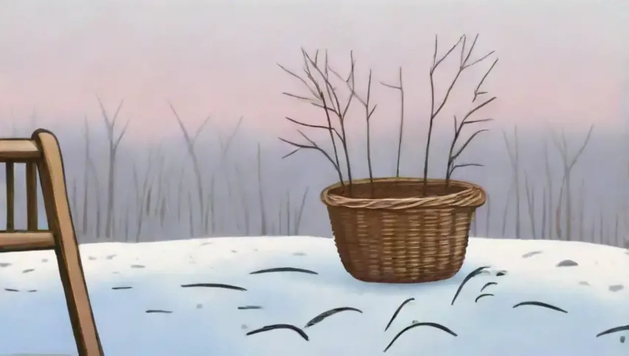 Un paisaje invernal sereno anticipa la llegada de la primavera